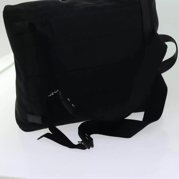GUCCI Web Sherry Line Backpack Nylon Black Green Red - Picture 8 of 16
